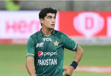 Pakistani Pacer Naseem Shah in doubt for World cup Naseem Shah